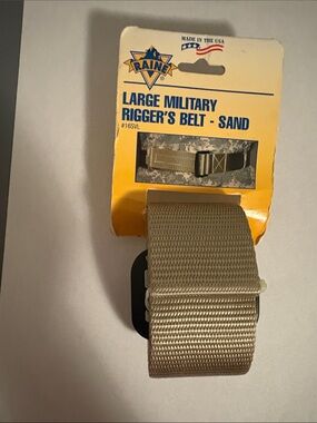 SKYE by Infinity Raine Large Military Rigger's Belt - Sand